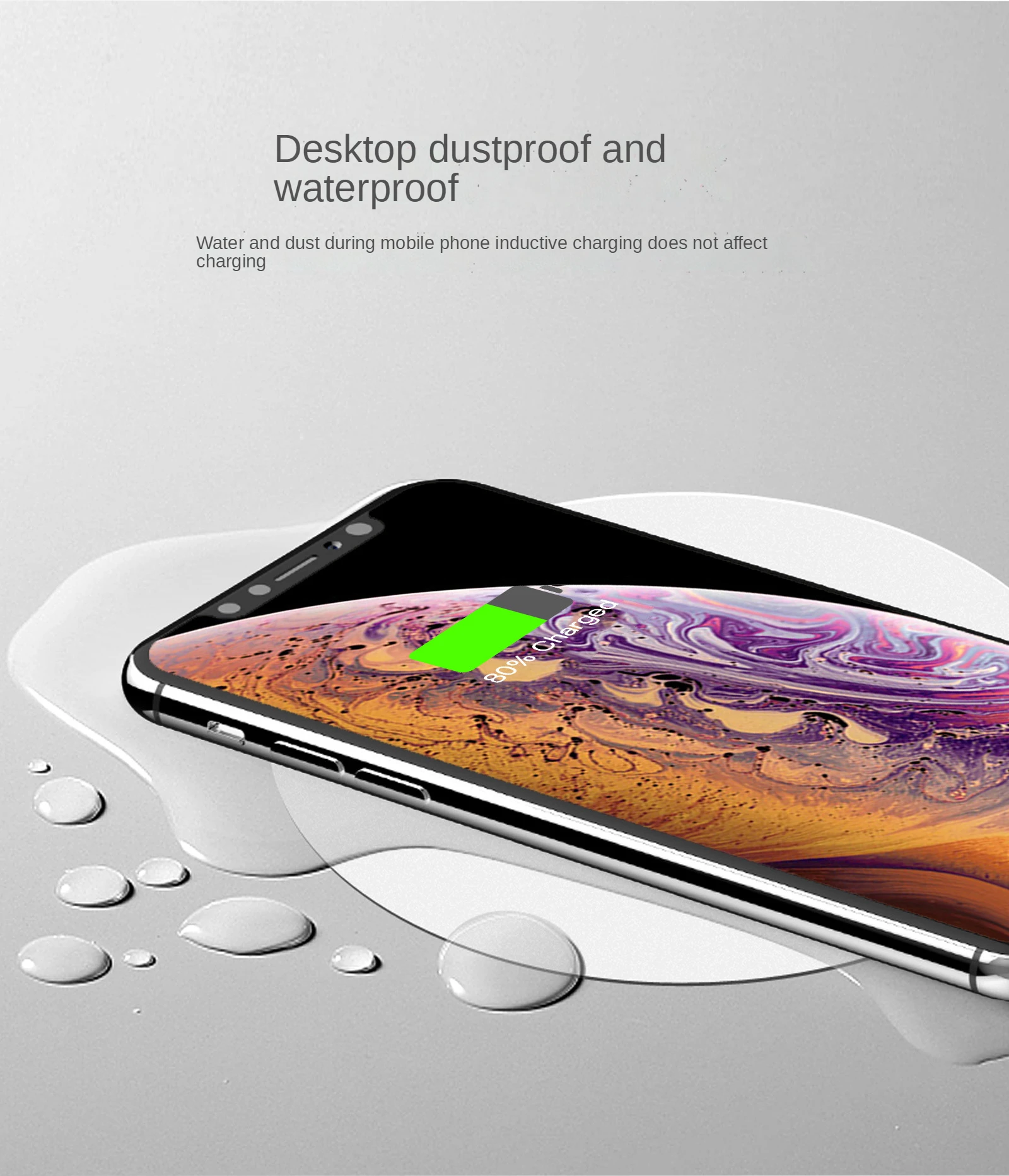 apple watch and phone charger Qi Invisible Wireless Charger Long distance 30MM Table Wireless Charging Base for iPhone 11 XS Max XR Samsung S20 Xiaomi HuaWei iphone wireless charger