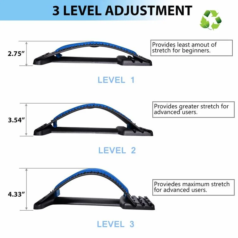 Lumbar Massager Acupuncture Lumbar Spine Reliever Back Stretch Corrector