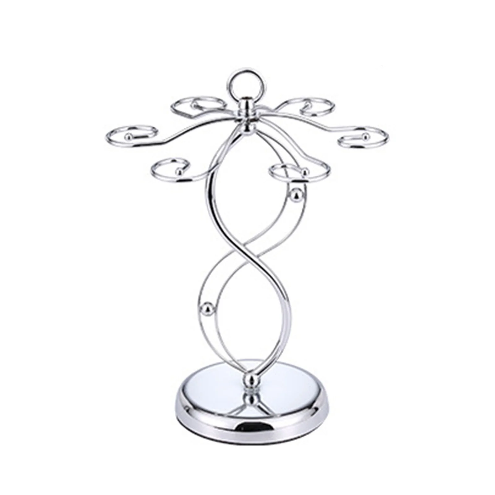 

Металлический держатель для Винных Бокалов, стабильная стойка для стока стаканов с круглой ручкой для домашнего декора и кухни, стеллаж для хранения