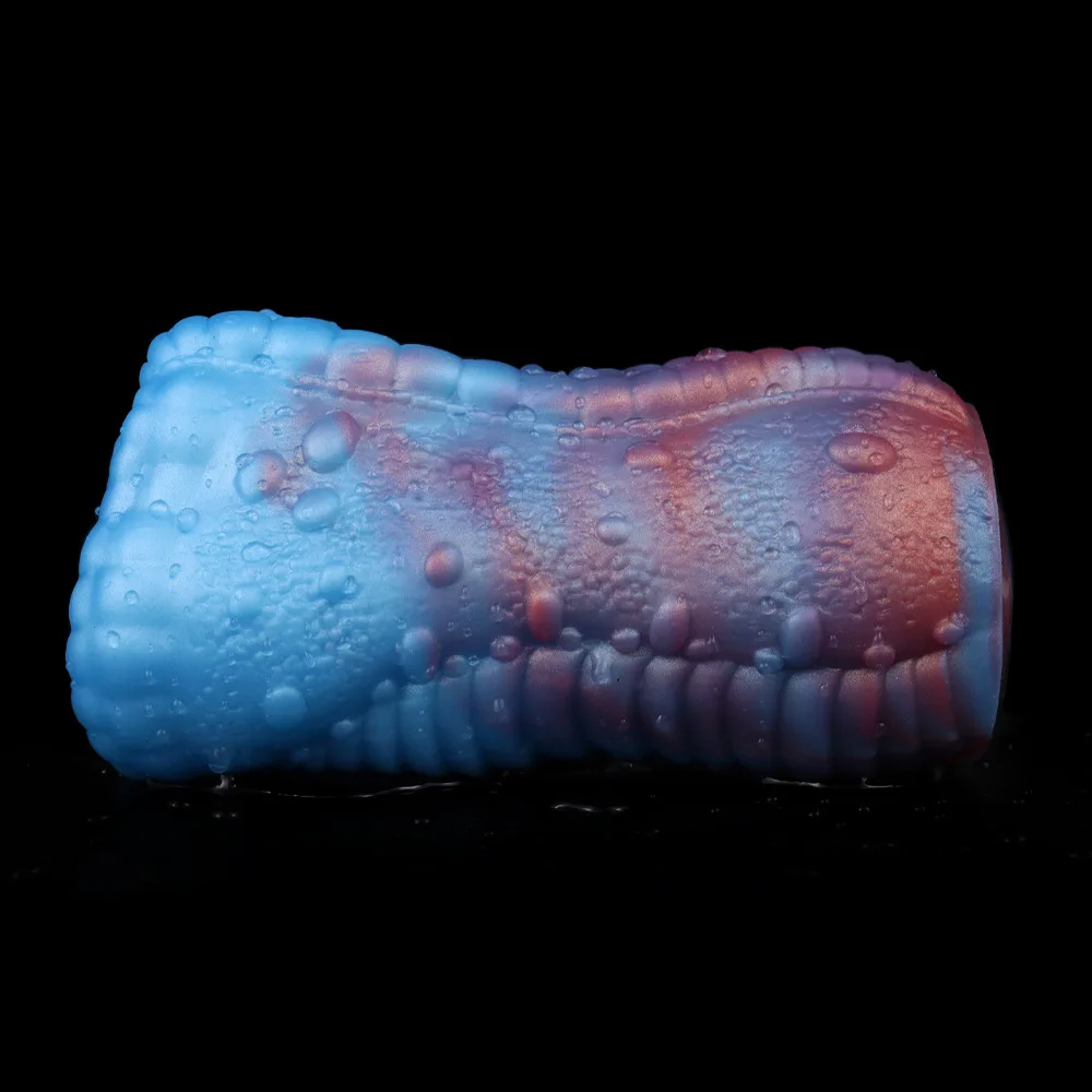 Liquid Silicone Male Masturbator Sex Toys Double Hole Masturbation Cup Sex  Toys