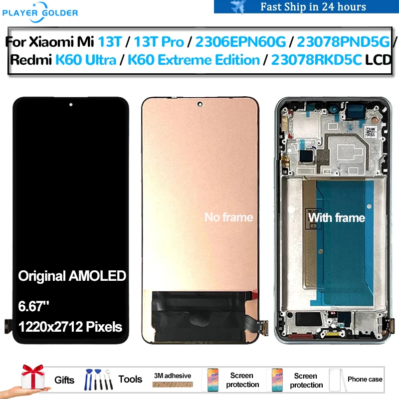 ensemble-ecran-tactile-lcd-amoled-pour-xiaomi-13t-13t-pro-redmi-k60-ultra-pantalla-original