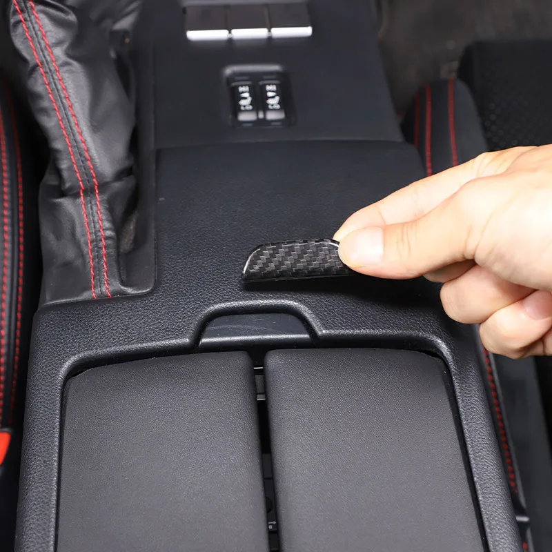 

Для Toyota 86, для Subaru BRZ, 2022 натуральный углеволоконный автомобильный подлокотник, кнопка переключателя, декоративная наклейка на крышку, автомобильные аксессуары