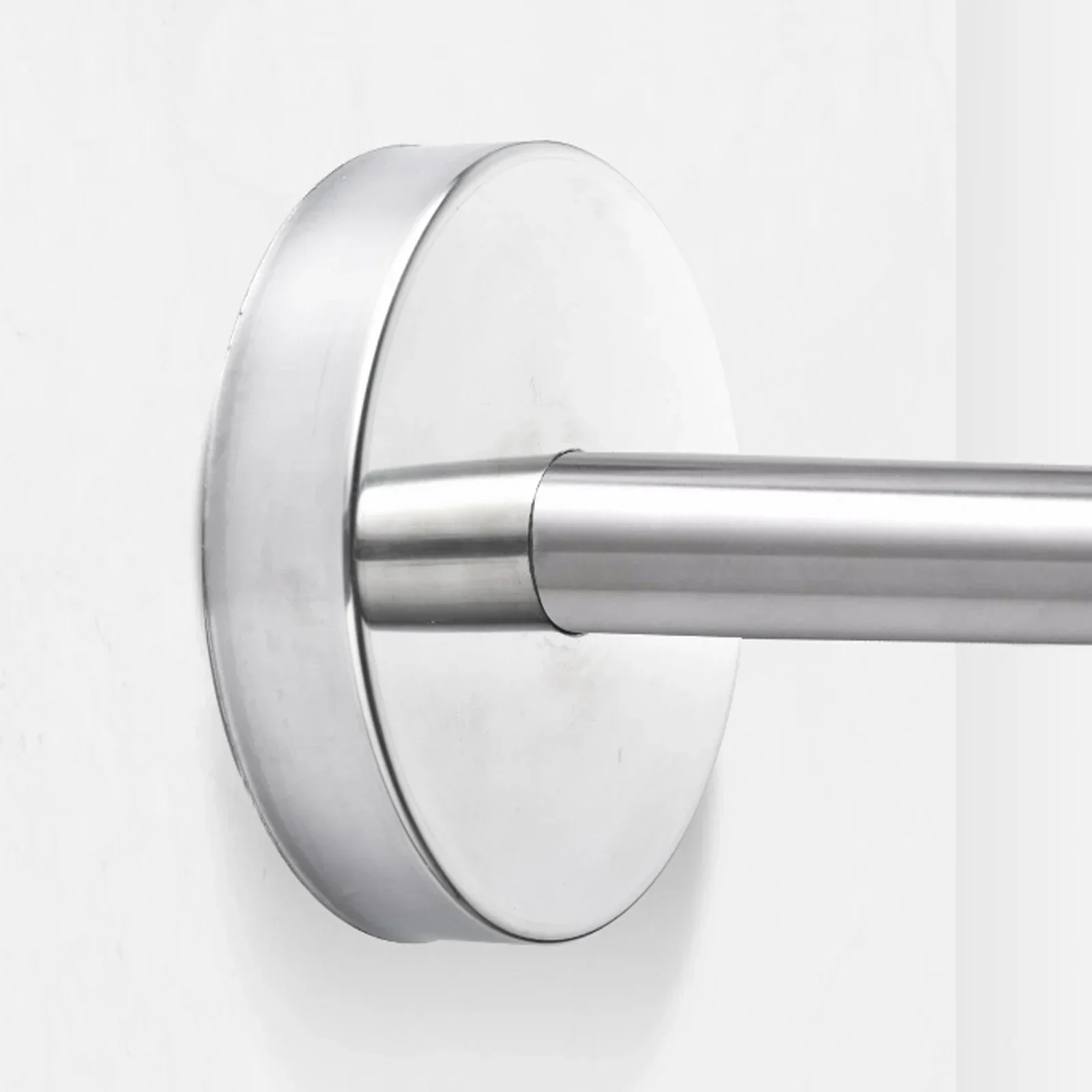 Stainless Steel Shower Curtain Rod U-Shaped Adjustable Curved Flexible Ideal For Small Bathrooms And Bathtubs