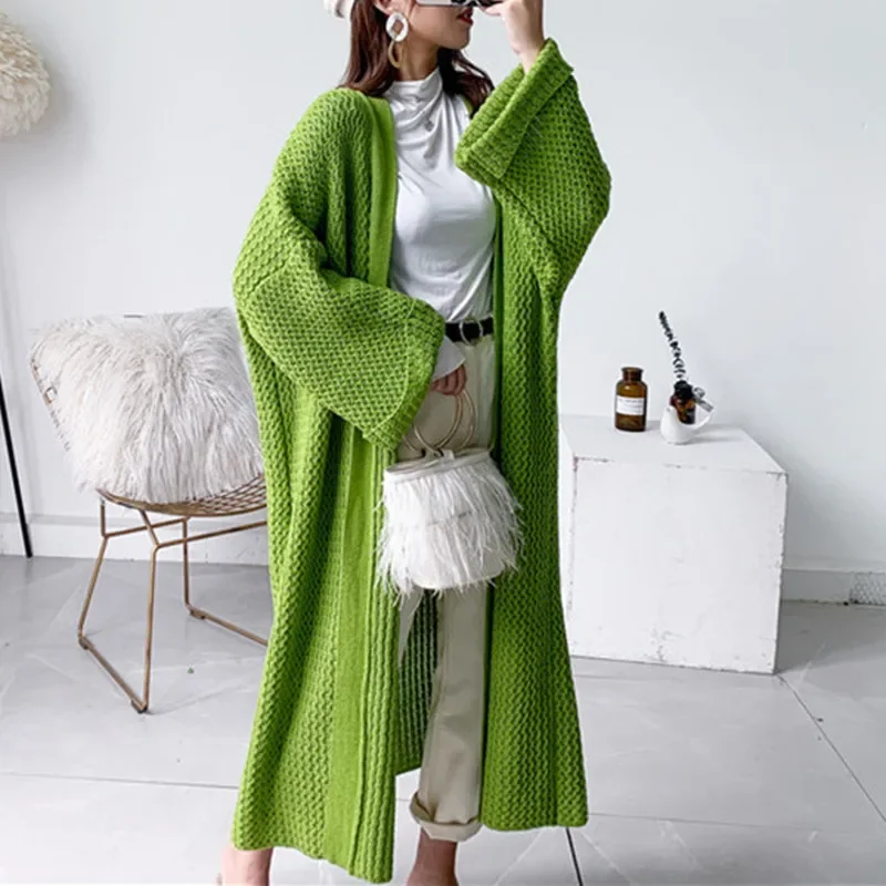 Women Casual Long Sleeve Knitted Cardigan Sweater