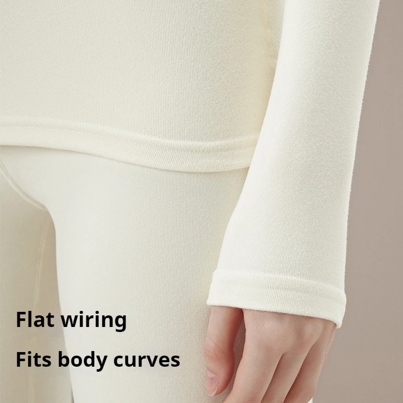 Thermal Underwear Women Wear Trackless Heating Long Johns Suit Winter Clothes Women Sets Womens 2 Piece