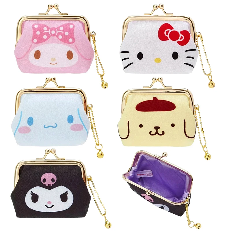 Аниме Sanrio Cinnamoroll Kuromi Hello Kitty мой Мелодия помпон пурин Симпатичный Брелок Сумка Мультфильм фотография для друга