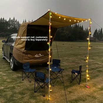 Outdoor Camping Car Tailgate Shade Awning Tent Waterproof Sunshade Car Tailgate Rear Tent 5