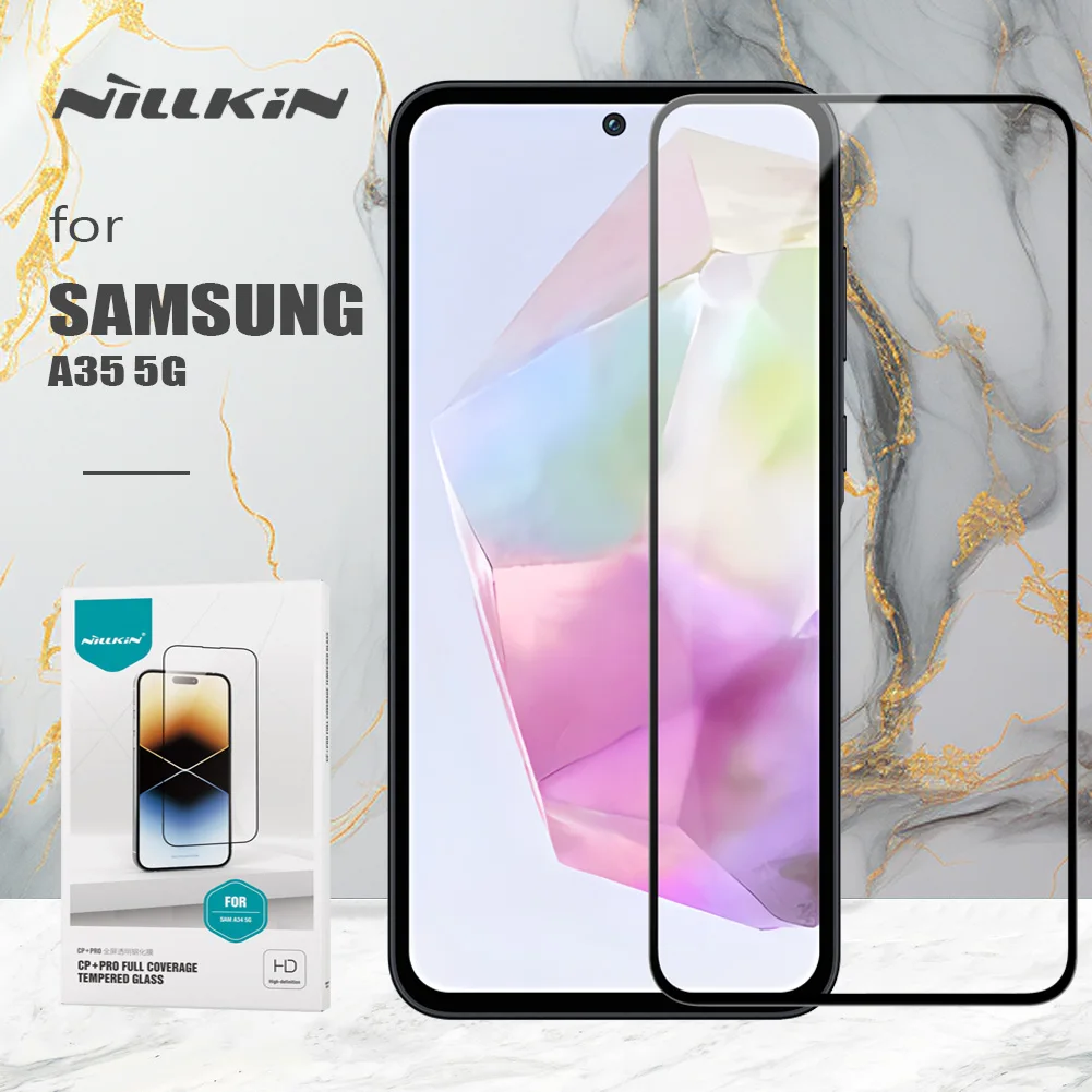 

For Samsung Galaxy A35 5G Nillkin CP+ Pro Full Cover Tempered Glass Screen Protector for Samsung A35 5G Glass screen protectors