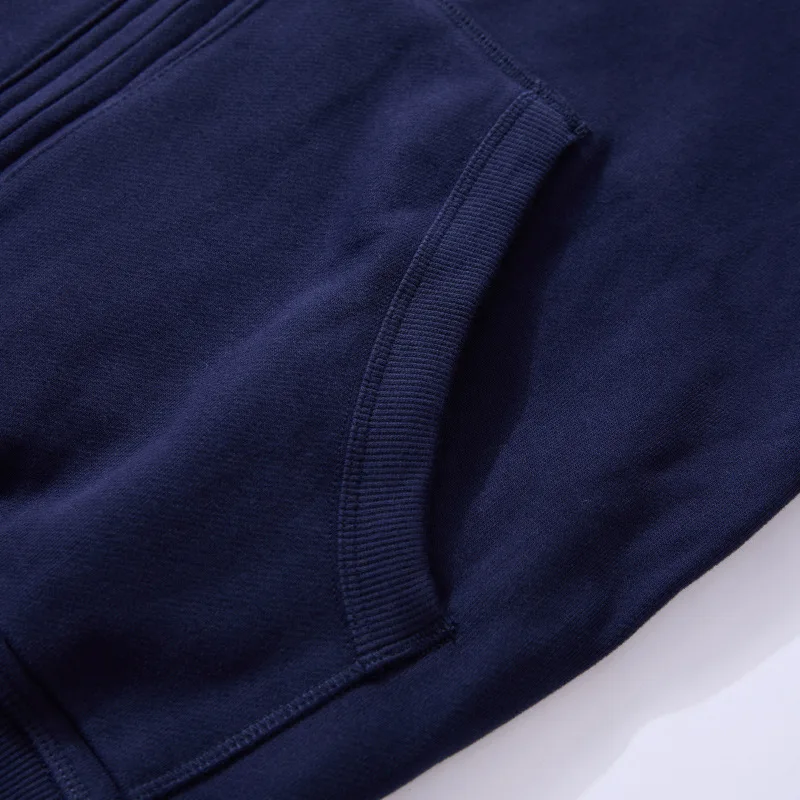 OKONKWO Schwergewicht 500 g Looped Bottom Solid Color Herren Damen Kapuzenpullover Reißverschluss Hoodie Outdoor Reisen Sport Strickjacke – Detail 20