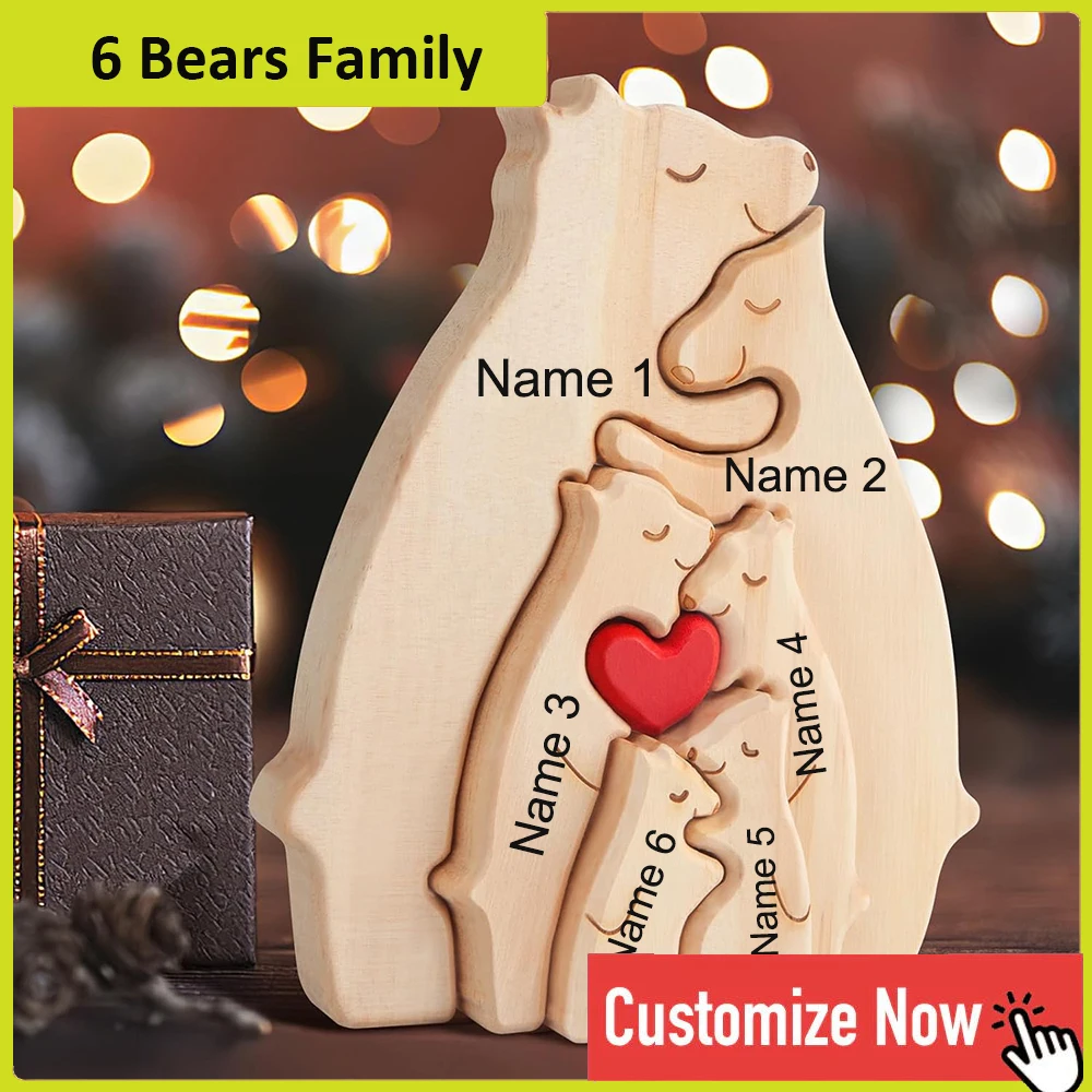 6 bears family