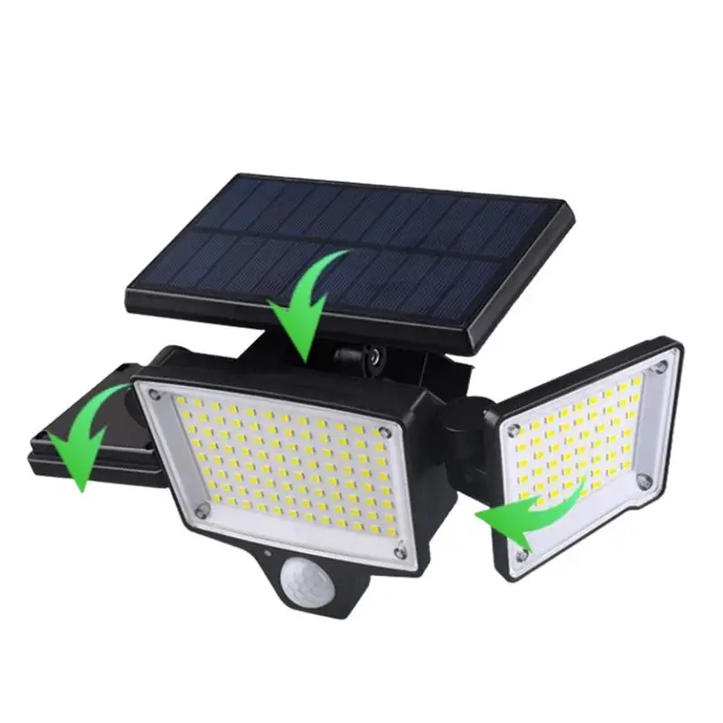 Outdoor Solar Lights Motion Sensor Wall Lights Outside Solar Lights With Adjustable Heads Security Lights Solar Light Waterproof