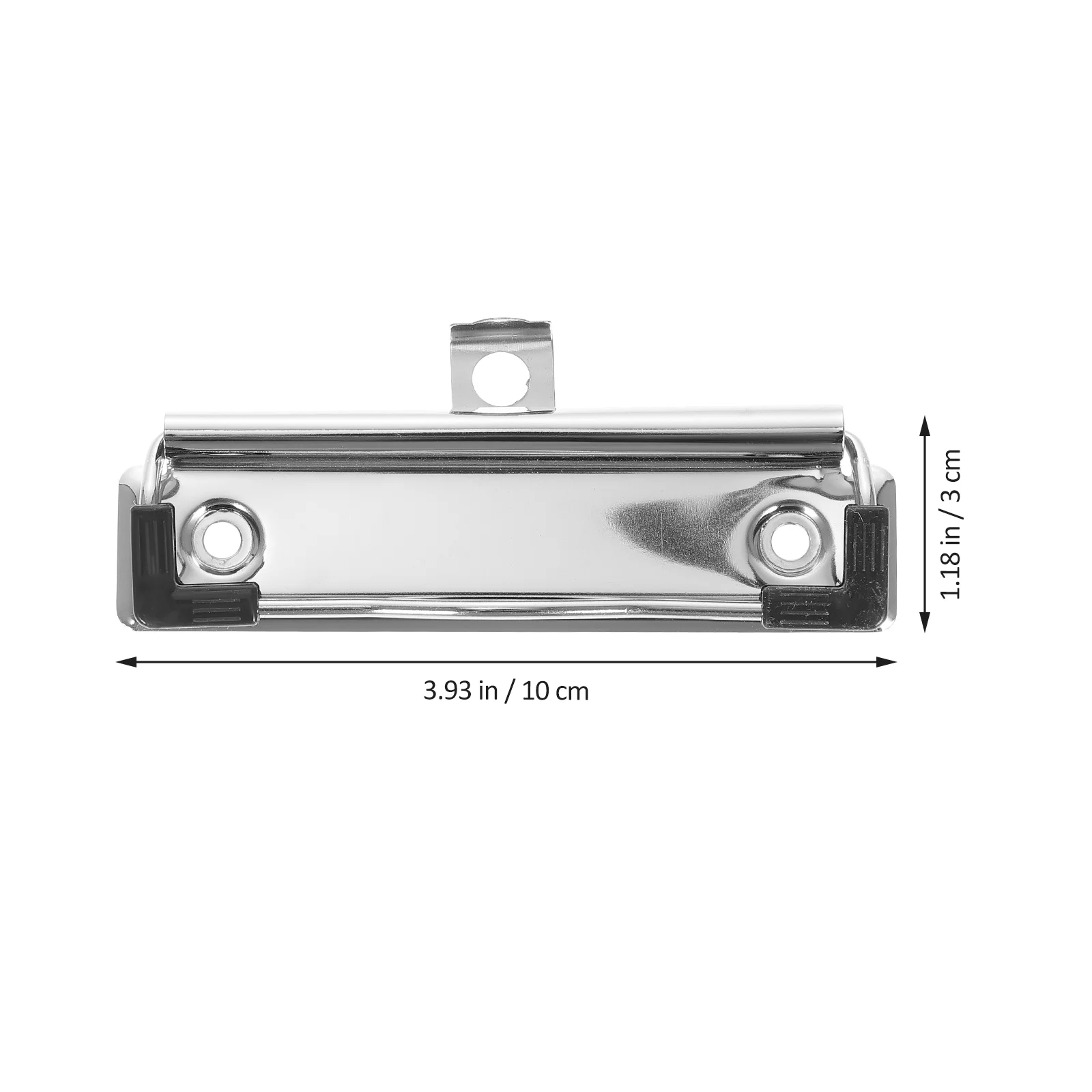 걸이식 구멍이 있는 용수철 클립보드 클립, 사무실 비즈니스 교실 클립보드 클립, 100x30mm