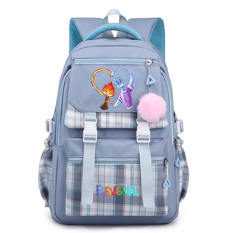 

Disney Elemental Backpack Boys Girls Student Schoolbag Children Teenager Large capacity Knapsack Travel Rucksack