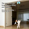 New Type Of Electric Cat Toy with 2 Ropes Smart Hanging Door Auto Swing Feather Toy A Self-entertainment And Cat-teasing Wonder 2