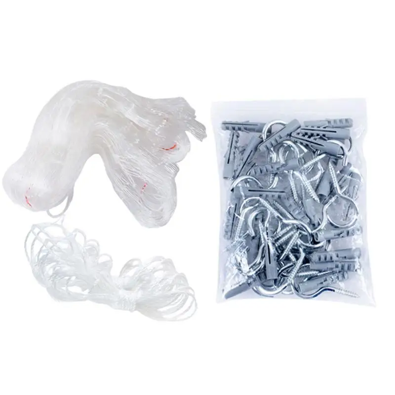 Pet Safety Protection Net Cat Protective Nylon Sturdy Safe Wire Cover For Balconies Windows For Baby Kid Falling Net Fence 6