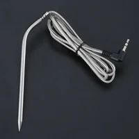 1pc BBQ High-Temperature Meat Probe CC-N01 14cm 5.5 Inch fit Camp Chef wood Pellet Grill 120cm Heat Wire 3.5mm Universal Adapter 1