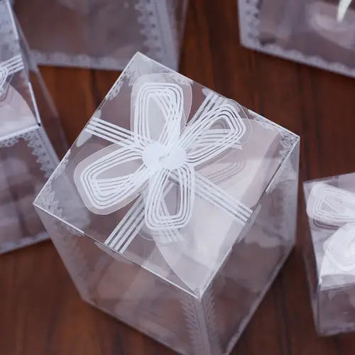 10-50Pcs PVC Plastic Packaging Box Mother's Day Valentine's Day Valentine's Day Teacher's Day Bouquet Gift Transparent Box - Image 6