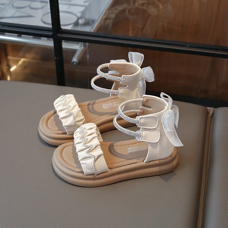 Girls Summer Lace High Top Sandals