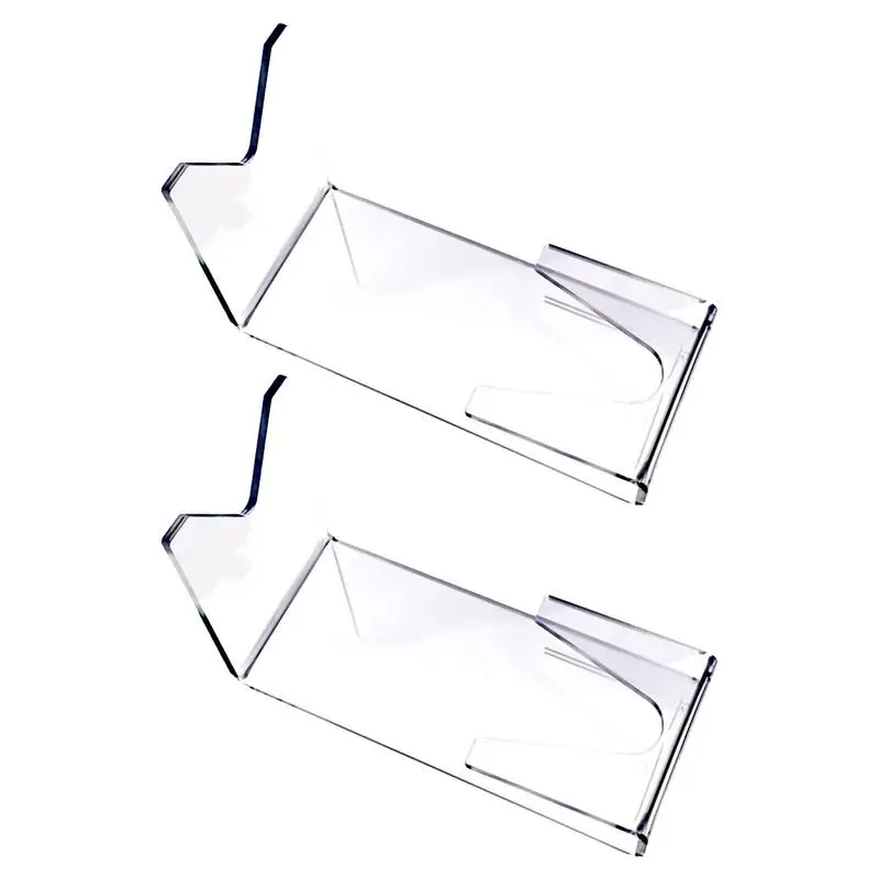 2pcs Clear Acrylic Pistols Stand Handgun Display Stand Guns Organizer Holder Toy Guns Model Storage Showing Rack Dropshipping 3