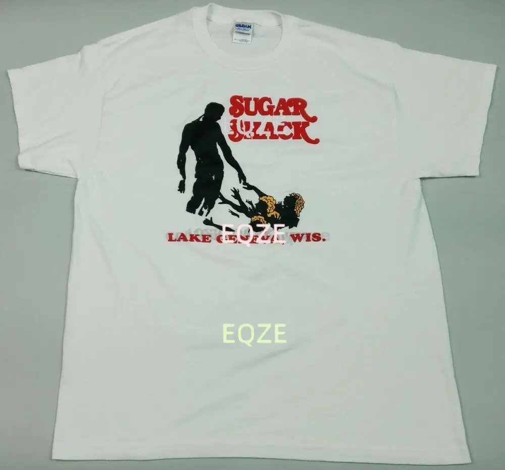 Vintage Sugar Shack Lake Geneva Wisconsin T Shirt White Male Stripper