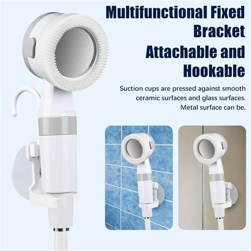 Portable Electric Shower-Rechargeable Outdoor Shower Head Sprayer Pumps Water Bucket Camping Hiking Travel