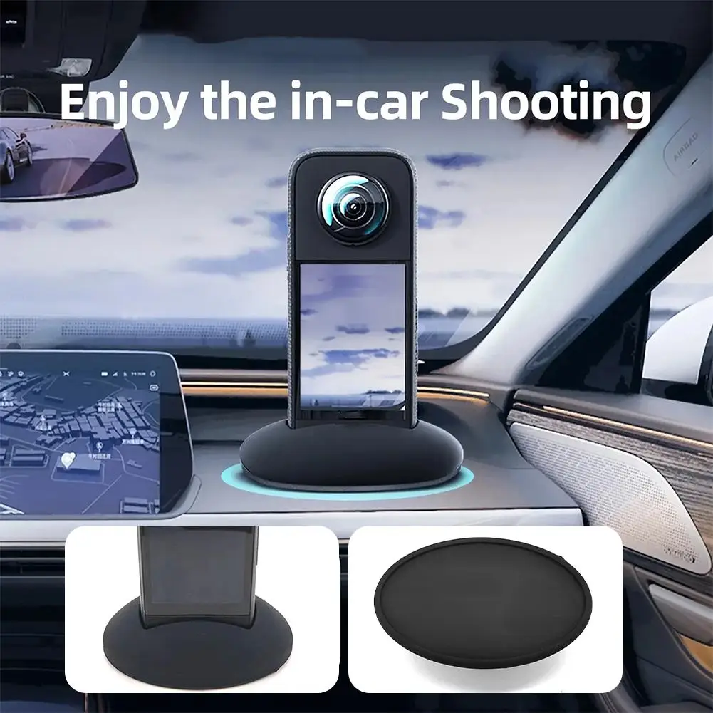 

Силиконовое автомобильное основание для Insta360 X4 держатель основания экшн-камеры Автомобильный кронштейн для крепления аксессуары для экшн-камеры K8D3
