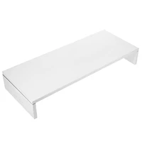 White Color Multi-function Desktop Monitor Stand Computer Screen Riser Thicken Board Rack Laptop Stand Desktop Notebook Shelf