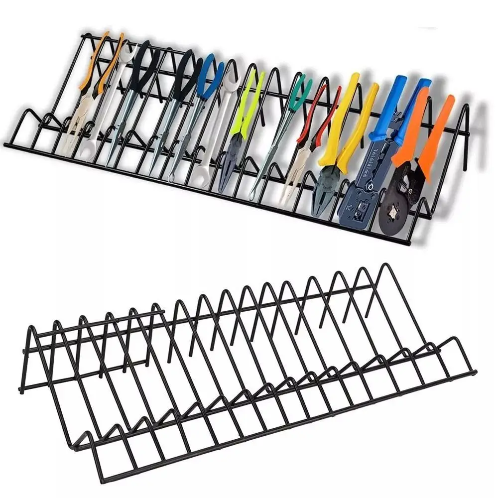 Pliers Storage Rack Creative 15 Slots Simple Iron Pliers Tools Organizer Wear-resistant Multi-use Holder
