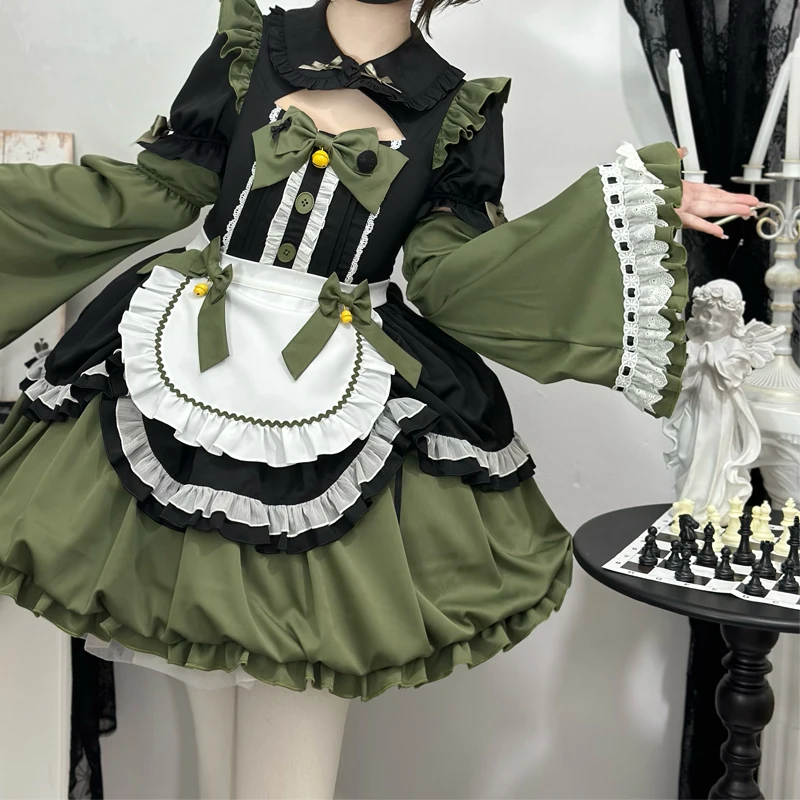 オリジナル lolita【雪夜ローズ】華麗な 花嫁 ロリータ ドレス　L176＃ オリジナル lolita【雪夜ローズ】華麗な 花嫁 ロリータ ドレス