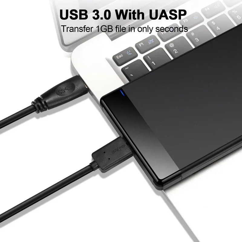 SATA 하드 디스크 인클로저, USB3.0-SATA 모바일 하드 디스크 인클로저, 6TB 대용량 메모리 수용 가능, 2.5 인치