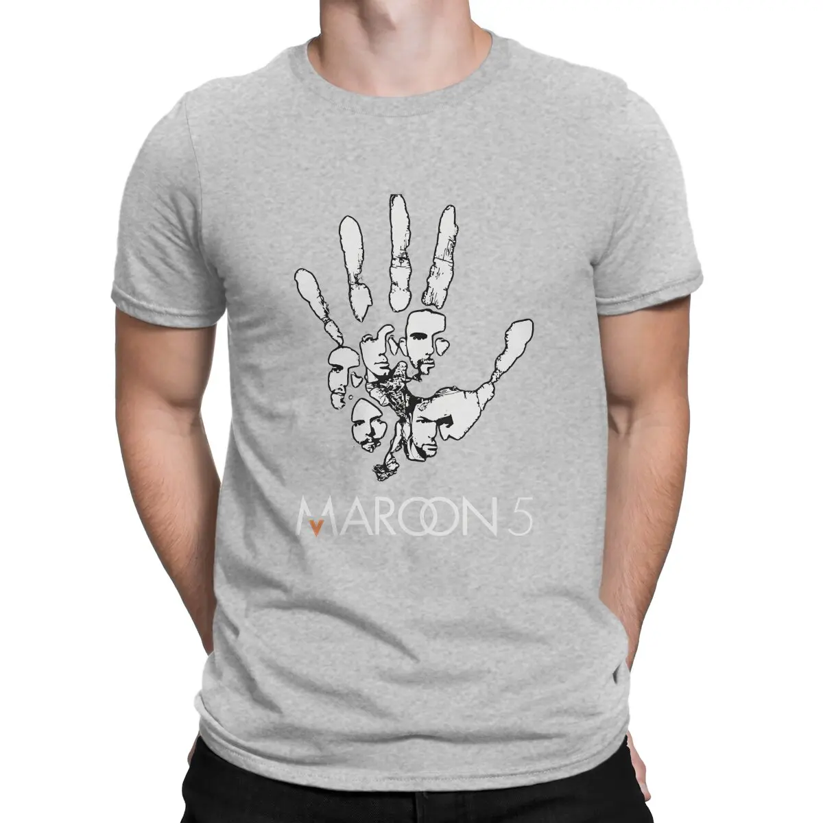 thumbnail image 1 of Camisetas de azúcar para hombre, divertidas camisetas de algodón de Maroon 5, camisetas de cuello redondo y manga corta, camisetas estampadas., 1 of 7