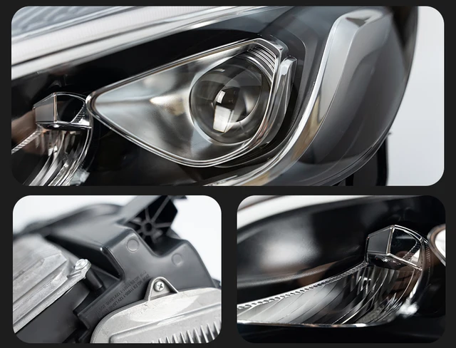 3眼 車＆バイク ヘッドライトアセンブリ 用のメルセデス用のベンツAクラス