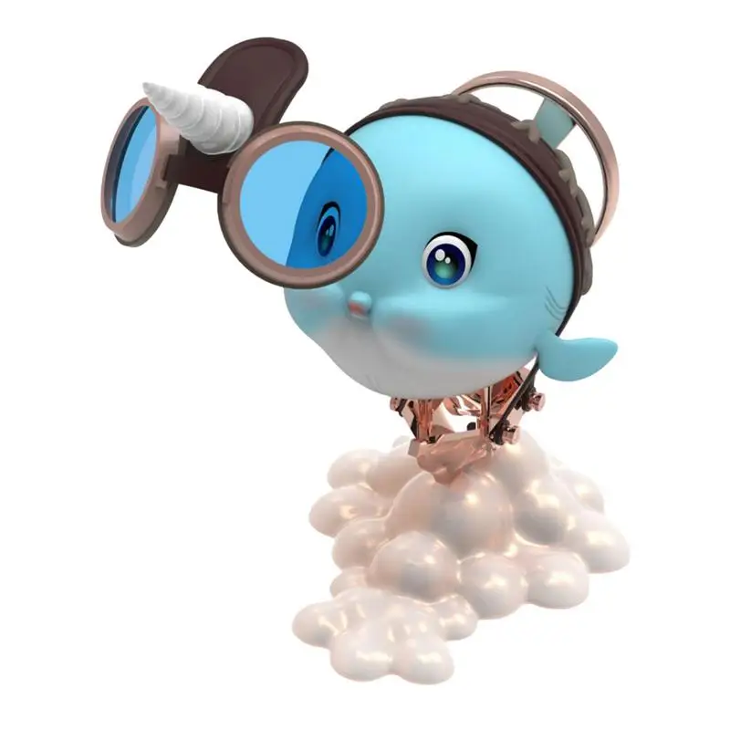 

Cute Air Fresheners Vent Clip Narwhal Shape Car Diffuser Creative Aromatherapy Car Perfume Rotating Propeller Delicate Cartoon