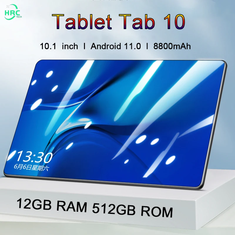 Планшет 10 дюймов 12 Гб ОЗУ 512 ПЗУ Android | Компьютеры и офис
