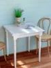1/6  Dollhouse Living Room Kitchen Accessories   Vintage square table table/dining table Mini Furniture 5