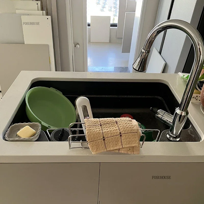 304 Stainless Steel Kitchen Sinks Nano Large Single Tank Home Kitchen Sink Under Counter Basin Honeycomb Embossed Wash Basin