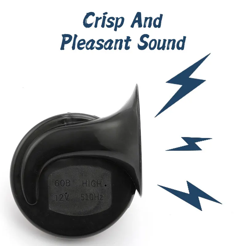 Universal Car Horn 12V Super Loud Electric Snail Train Horn Waterproof Horns Siren For Motorcycle Car Truck SUV Boat