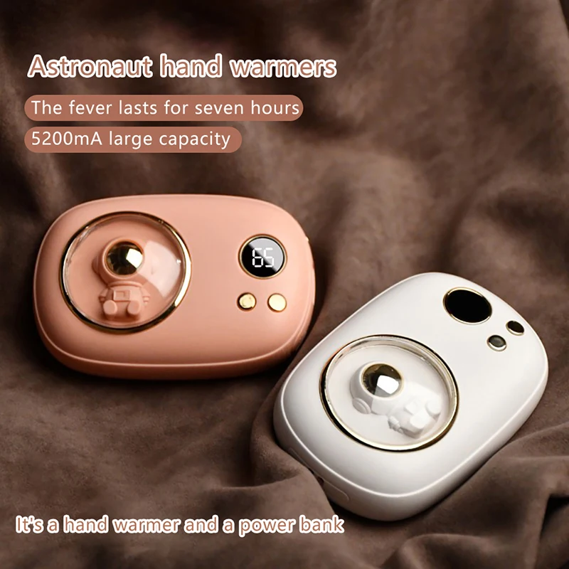 Astronaut Hand Warmer Rechargeable Portable USB Hand Warmer Cute For