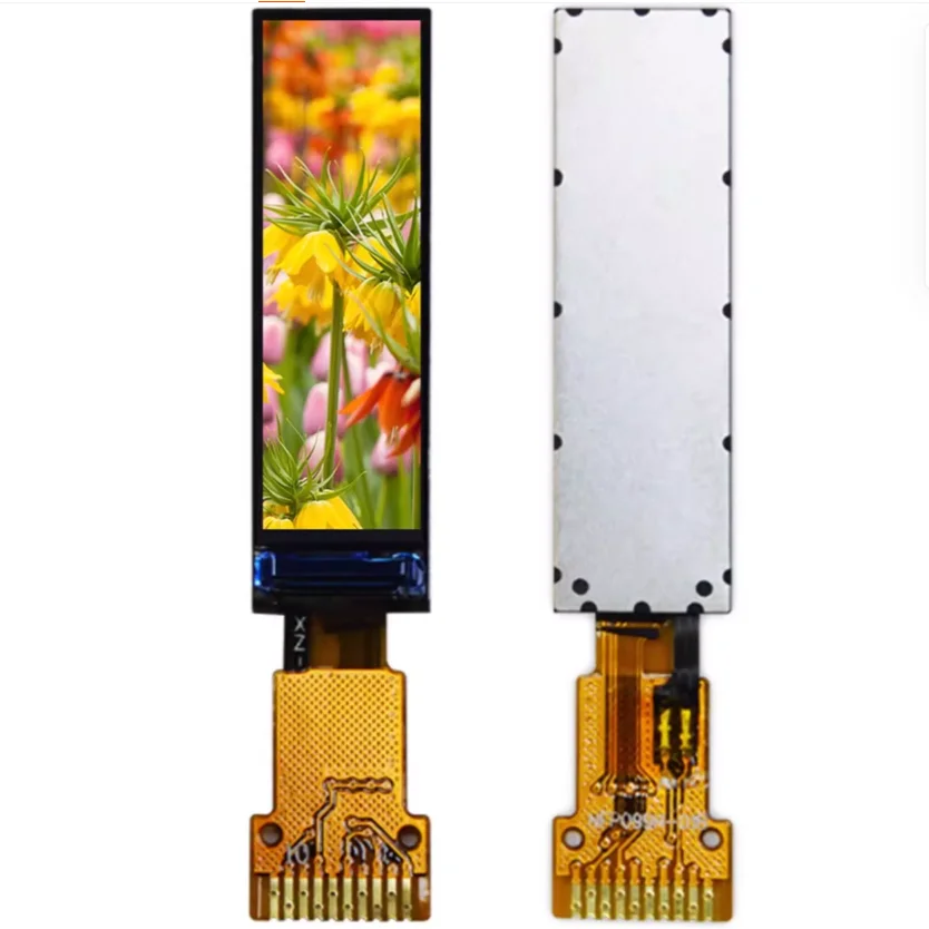 IPS 3.3V 10PIN RGB HD TFT Color Screen GC9D01 Chip 40*160 SPI Serial Port NFP099H-01A Full View