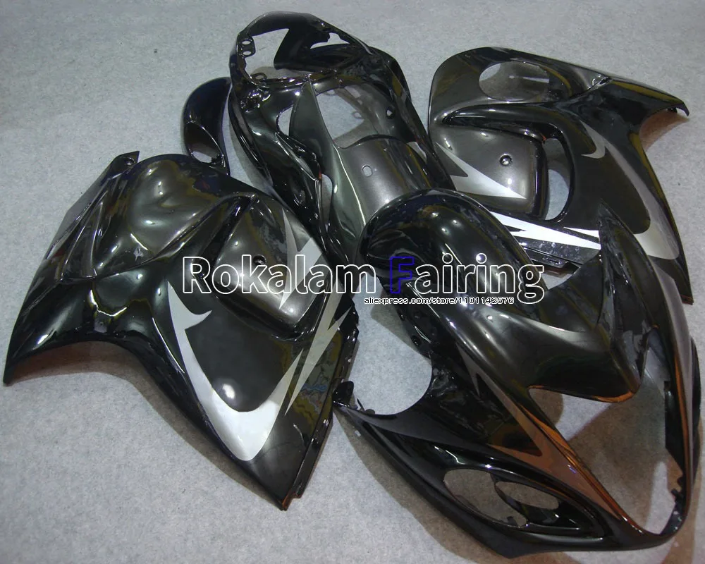 

Черные детали для мотоциклов Suzuki Hayabusa GSX-R1300 2008-2016 GSXR 1300, комплект обтекателей для мотоциклов (литьё под давлением)