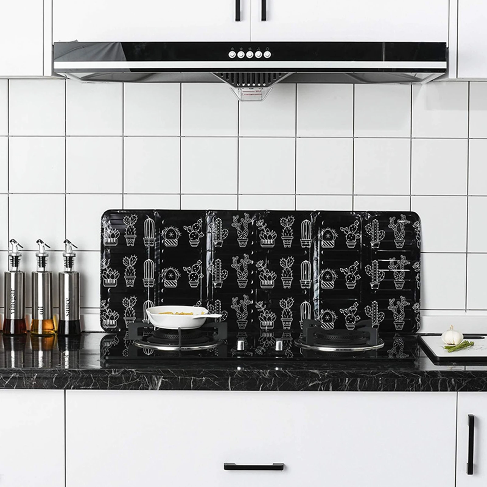 Kitchen Splatter Screen Kitchen Splash Guard Anti-Splashing Stove Oil Baffle Plate Aluminum Cooker Shield Cooking Frying Oil