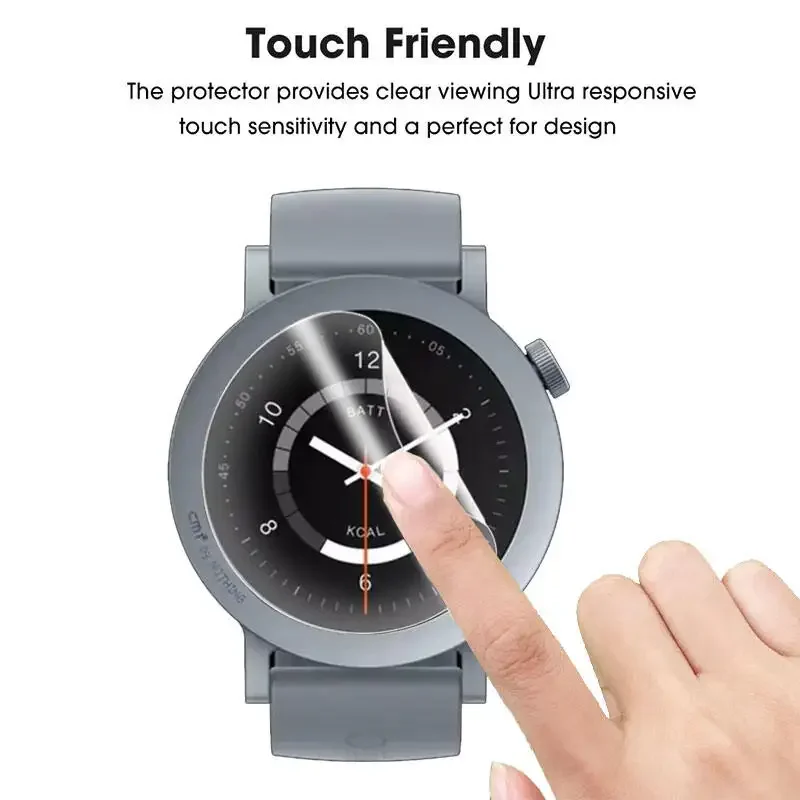 HD Hydrogel Screen Protector for Smartwatches - 1-3 Pack