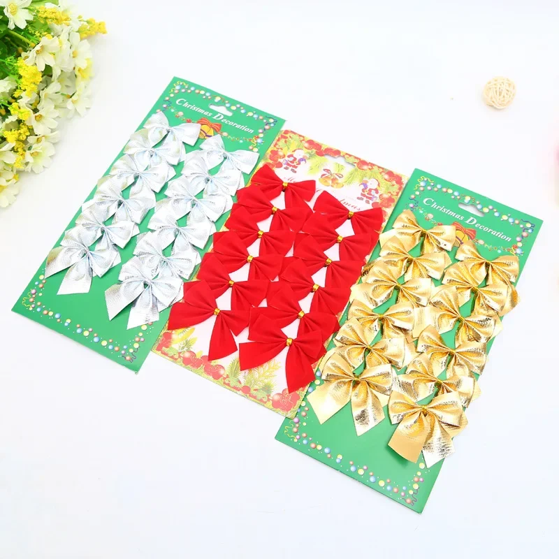 

Christmas Decorations Christmas Tree Decorations Small Bows (set of 12)