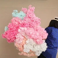 Artificial Cherry Blossom Pink White Cherry Tree Silk Flower Spring Cherry DIY Bonsai Arch Wedding Props Home Decoration 2