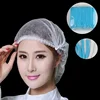 100pcs/Pack Disposable Hair Head Covers Net Bouffant Dustproof Anti Dust Caps Breathable Shower Bathing Hats Kitchen 2