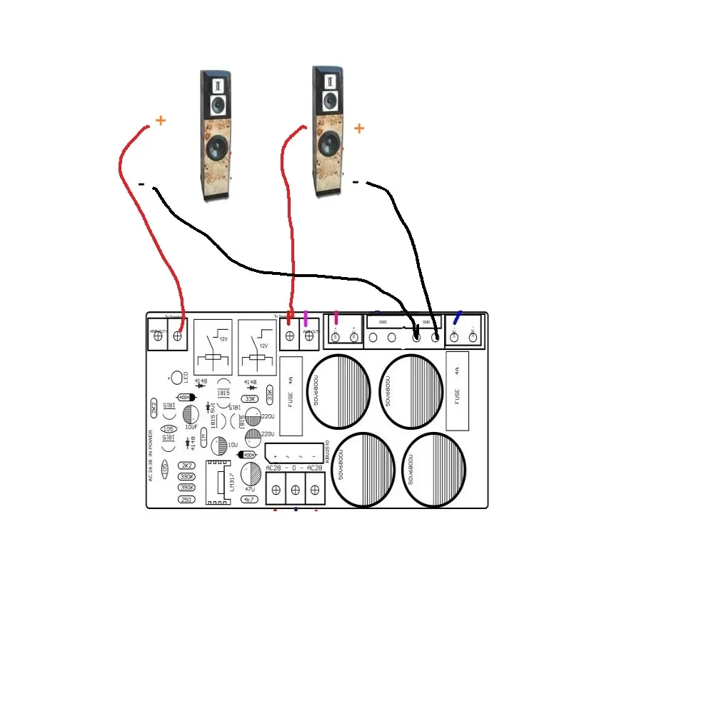 Lusya-placa Amplificadora Mosfet L15 Canais Amplificador Estéreo Par 300w 8r Classe ab Irfp240 Irfp9240 - Image 2