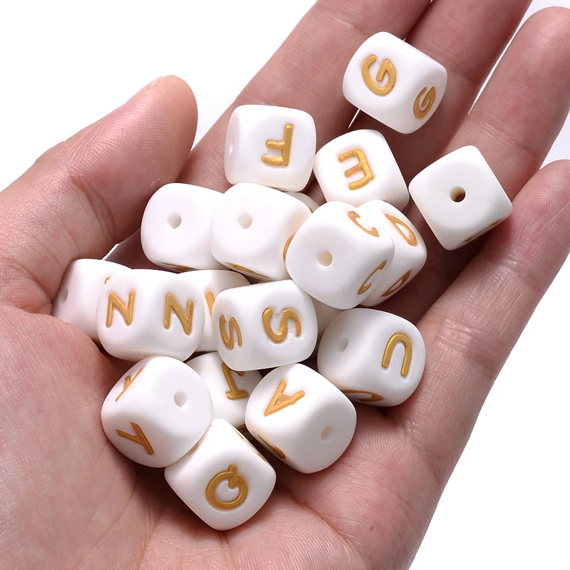 White Round Letter Beads, Hobby Lobby