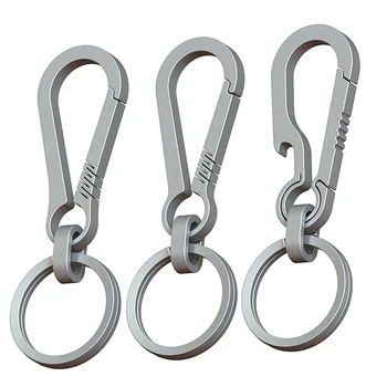 Titanium Alloy Keychain Buckle 1
