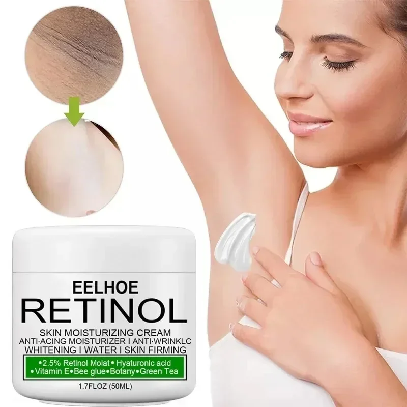 Bleaching Face Body Whitening Cream Retinol Brighten Repair Armpit Elbow Buttock Moisturizing Lightening Intimate Area Skin Care 2