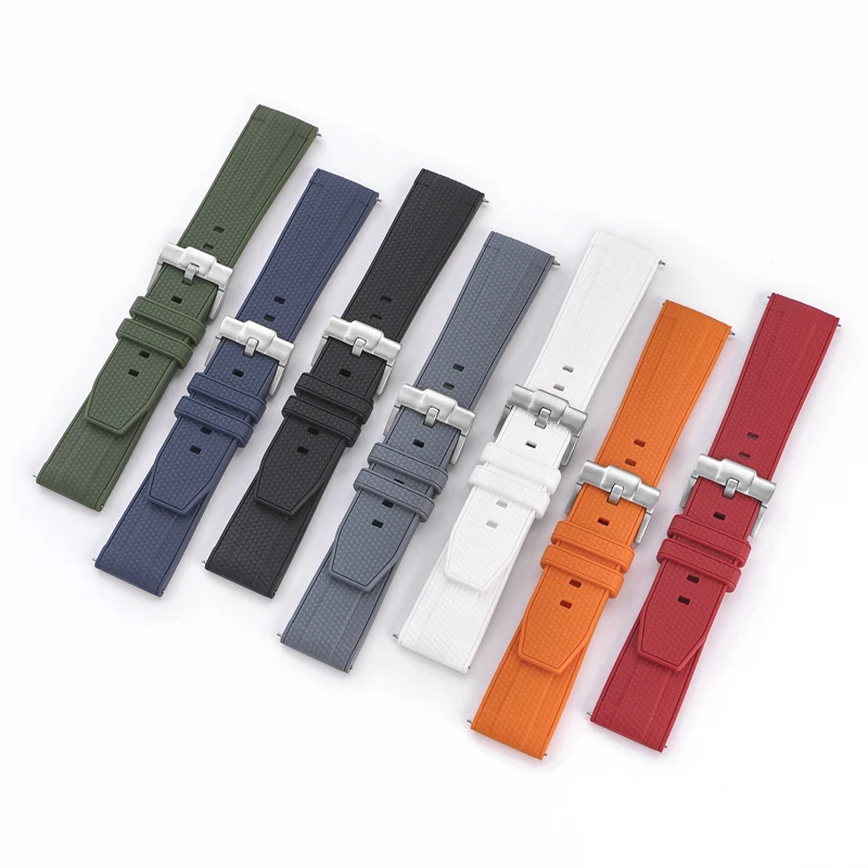 Universal Quick Release Liquid Silicone Sport Watch Band - Diving Waterproof Bracelet